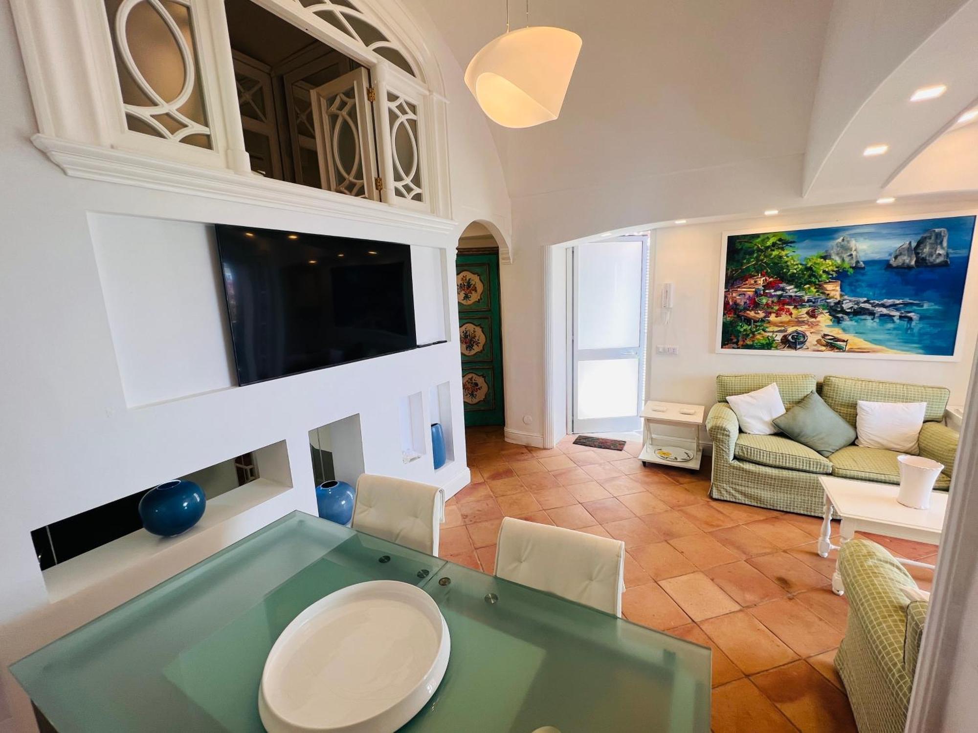 Luxury House In Villa Pompeiana Via Camerelle Con Terrazza Vista Mare Capri Exterior photo