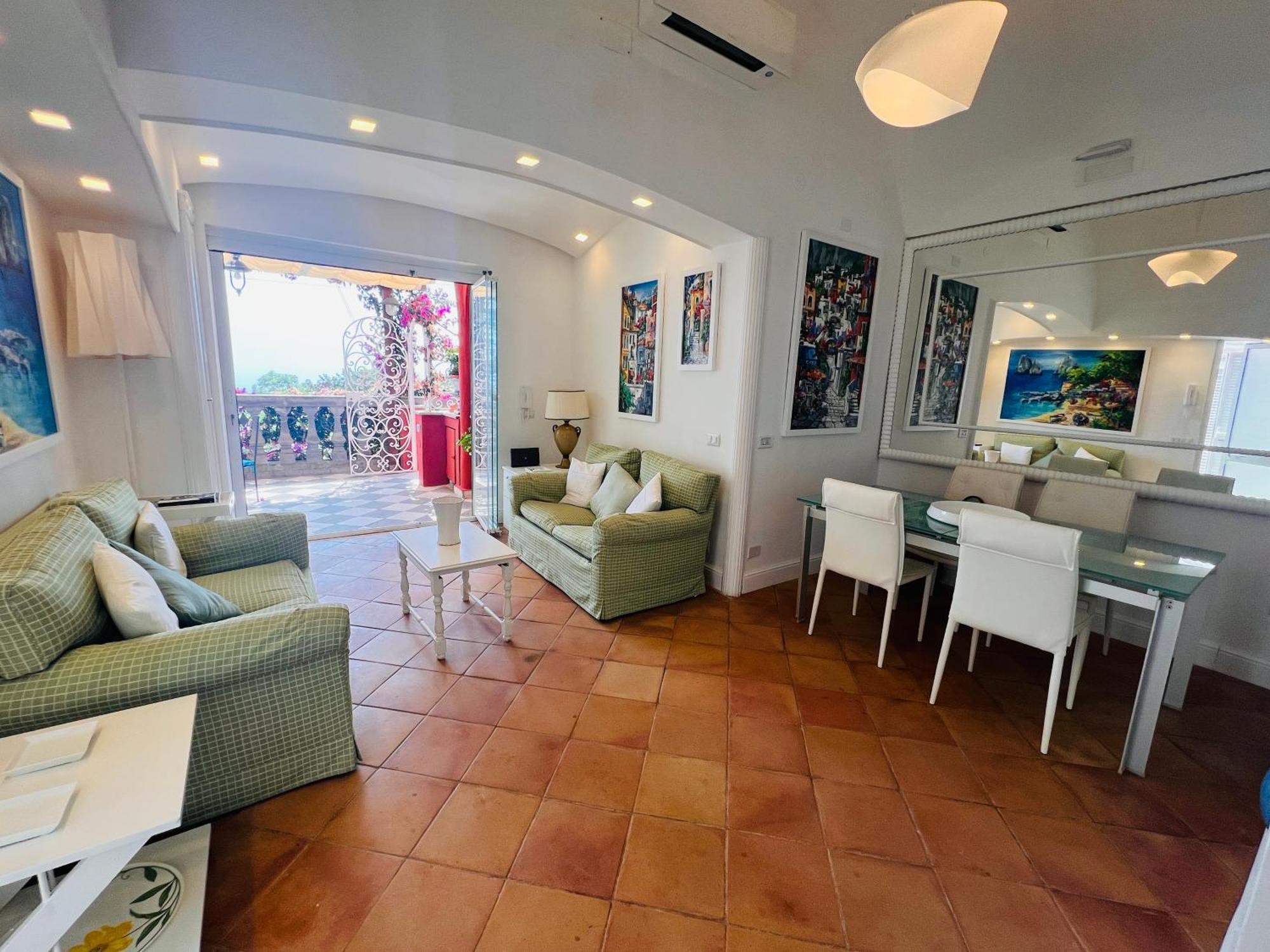 Luxury House In Villa Pompeiana Via Camerelle Con Terrazza Vista Mare Capri Exterior photo